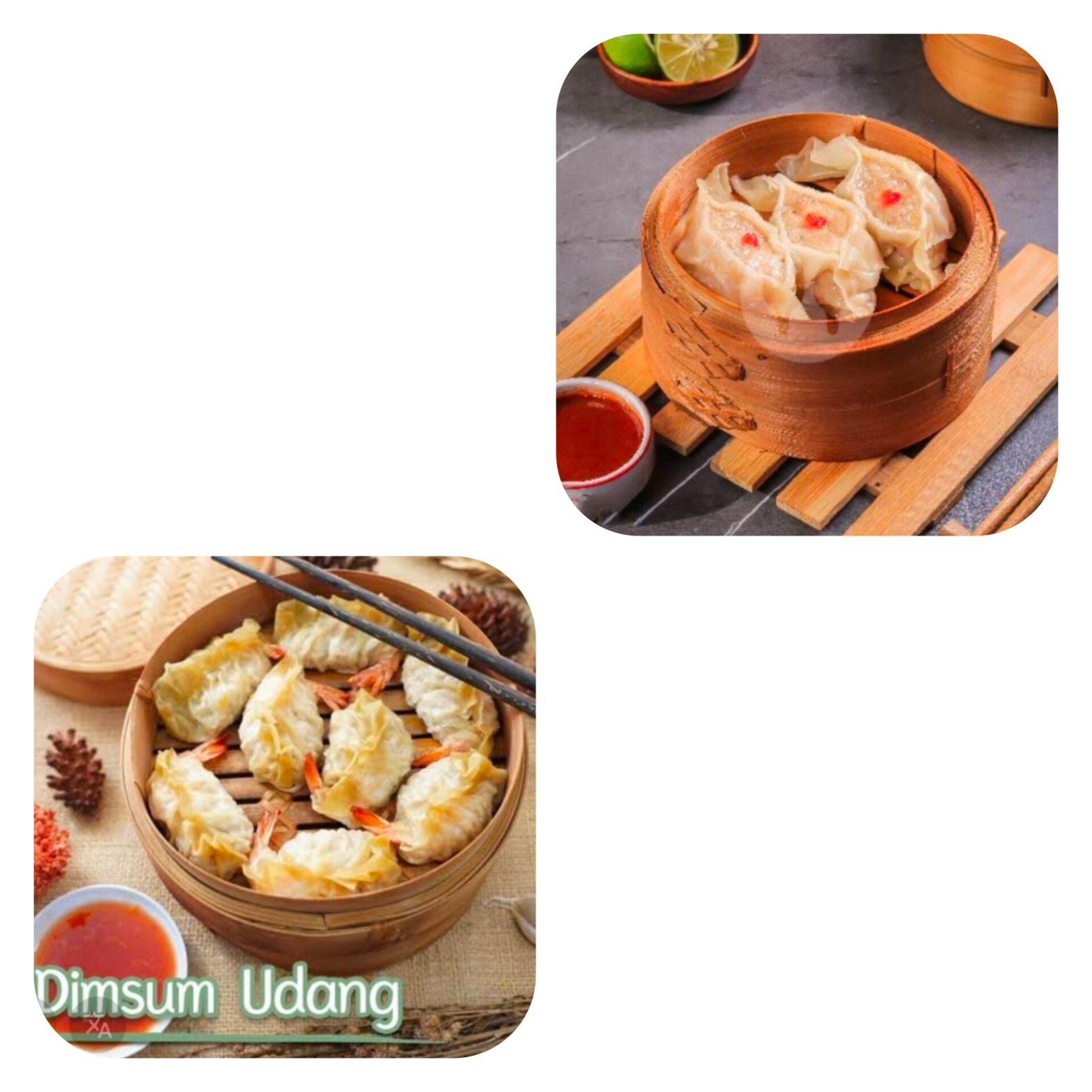 Paket Dimsum mix 2 rasa ( isi 12 )