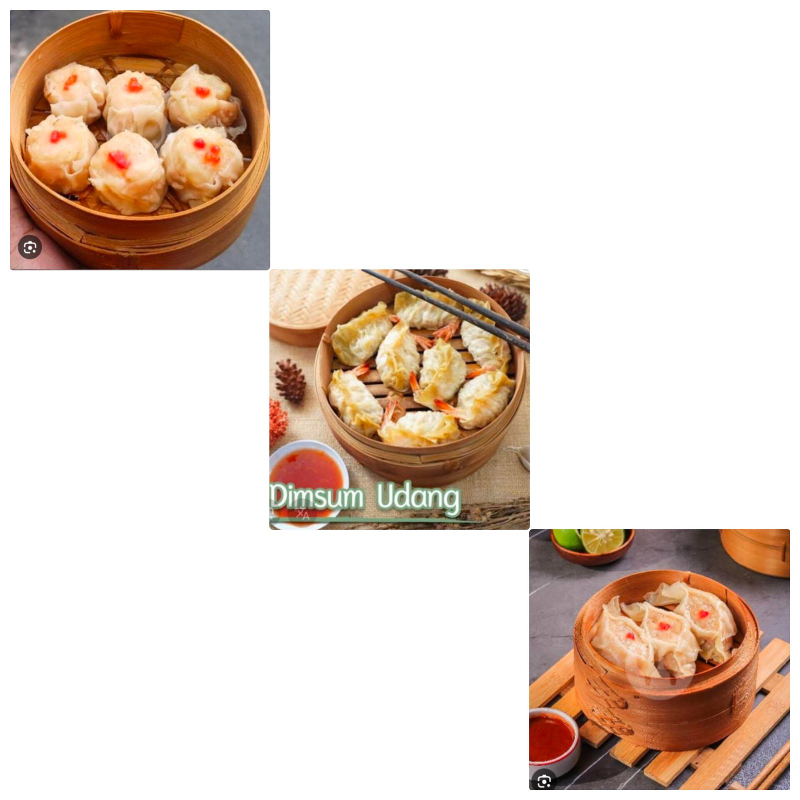 Paket Dimsum mix 3 rasa ( isi 16 )