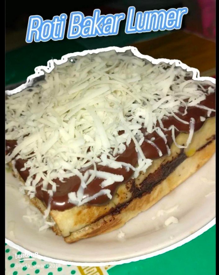 roti bakar coklat keju doble