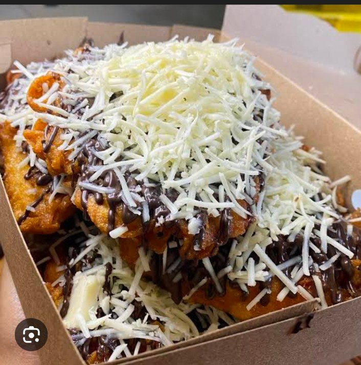 pisang goreng coklat keju