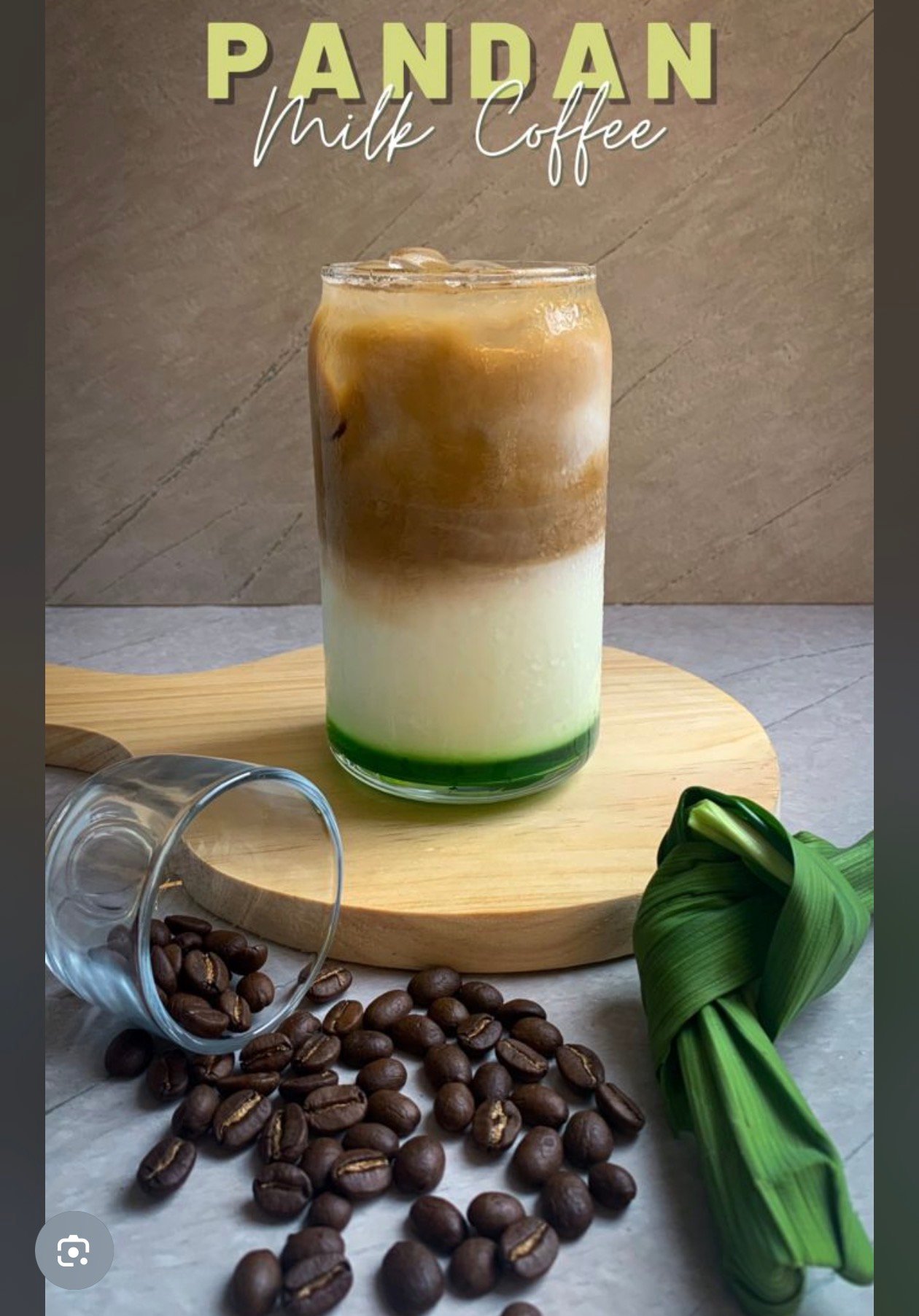 pandan coffee late